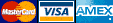 Visa, MasterCard and American Express Accepted