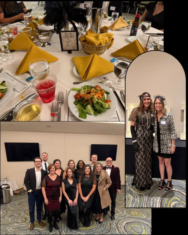 We served up a few surprises at this year’s annual Brown & Brown Grand Rapids celebration! 
Our annual party was all about stepping away from the everyday and into festive cocktail attire to enjoy an evening of laughter, conversation, and mystery. It was the perfect way to celebrate this year’s achievements and honor the teamwork that drives us forward! #teamculture #officeparty #Celebration #Breakingoutin2026 #dinnerdetective #happyholıdays