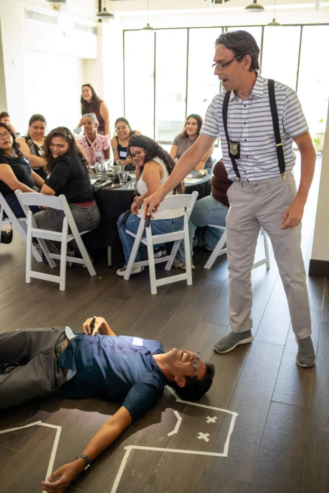 Put your sleuthing skills to the test! Can you figure out whodunit before the final course? 🕵️‍♀️🍷 #dinnerdetective #murdermystery #truecrime