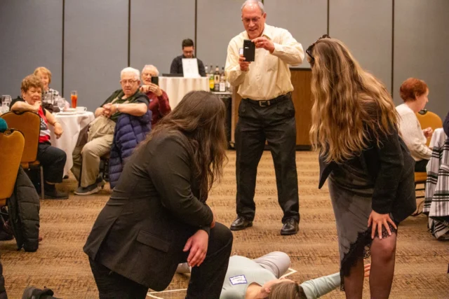 This show is so good, it should be illegal. (Don't worry, our legal team assured us it's totally fine.) Come for the laughs, stay for the murder mystery at the Dinner Detective! ⚖️🎭 #dinnerdetective #murdermystery #truecrime