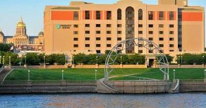 Embassy Suites Des Moines Downtown venue for murder mystery in Des Moines