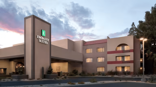 Embassy Suites by Hilton Tempe, the venue for The Dinner Detective murder mystery dinner show in Phoenix.