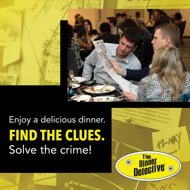 🔎 www.thedinnerdetective.com/south-bend

Dinner and a show is fine…But dinner and a mystery? Much better. 👀

Join us February 21st for an unforgettable interactive experience in South Bend.

#DinnerDetective #TheDinnerDetective #DateNightSouthBend #MurderMysteryDinner #ThingsToDoSouthBend #InteractiveTheater #DinnerDetectiveSouthBend