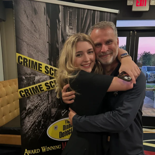 We didn’t solve the crime… but had fun trying. dinnerdetective Happy Father’s Day to this guy. Thanks for being our rock! Love you! 😘