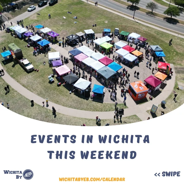 You asked for events chronologically with times. So here it is! 

This weekend in Wichita 📌 🌾
Get out and enjoy the city!

Swipe for a look at some of this weekends top events happening in the Wichita area. Don’t forget to take pictures all weekend and tag wichitabyeb on social! ❤️

Thanks to our event calendar sponsor midamericancu 
.
.
.
.
.
#events #wichita #weekend #localbusiness #supportlocal #social #community #316 #wichitabyeb #visitwichita #events