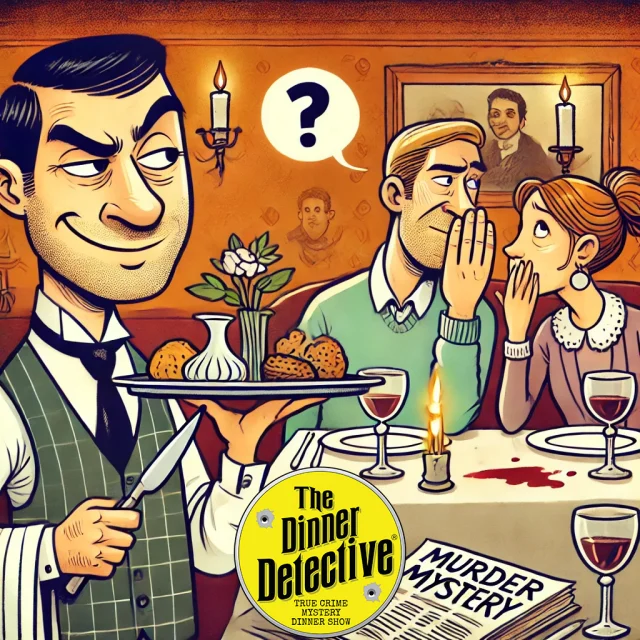 That’s not just your waiter... 👀
At Dinner Detective, everyone’s a suspect — even YOU.

🍽️ Murder, mystery, and mayhem served with dinner.
www.thedinnerdetective.com

#TrustNoOne #InteractiveDinner #DinnerDetective