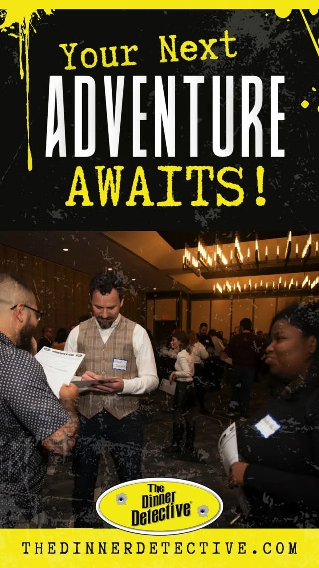 Don't just dine, immerse yourself in a true crime mystery! Join us at The Dinner Detective for a night of fun. Book your tickets now!

#DinnerDetective #MurderMystery #FunEvents