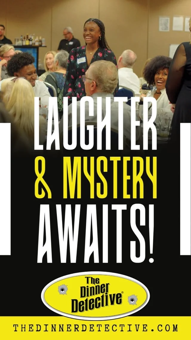 Ready for an unforgettable evening? The Dinner Detective blends delicious dining with a unique true crime murder mystery experience! With surprises around every corner, you're bound to enjoy a night full of laughter and intrigue. Book your tickets today and join the action! 🎭✨

#DinnerDetective #MurderMystery #FunEvents #InteractiveDining #MysteryNight