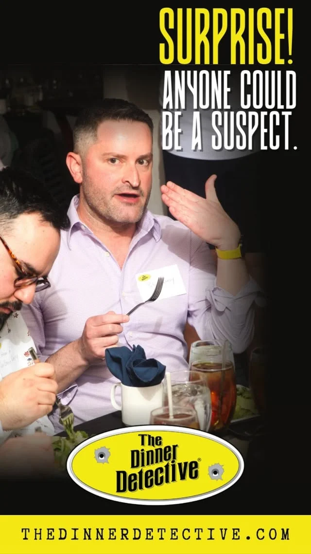 Get ready for genuine surprises! At our true crime murder mystery, actors are hidden among you, making every interaction part of the puzzle. You never know who the killer is! Book your tickets for The Dinner Detective!

#DinnerDetective #UnexpectedTwists #TrueCrime